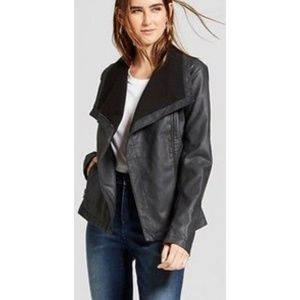 Mossimo leather coat